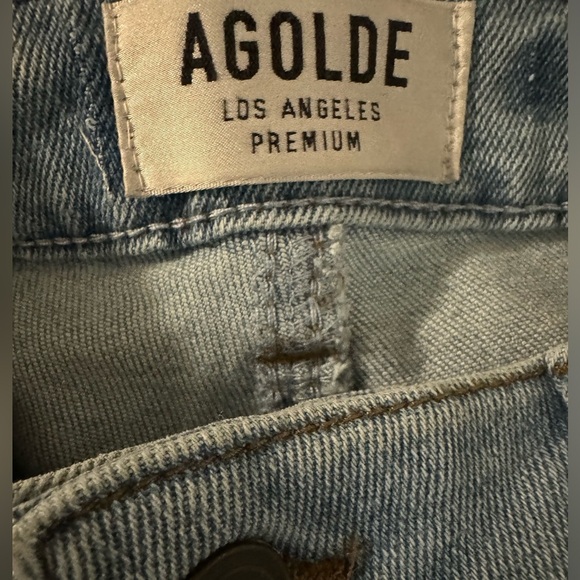 AGOLDE Los Angeles mid-rise girlfriend gaia Jeans nwt sz 5/27 - Picture 3 of 6
